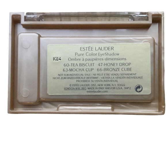 Estée Lauder pure color eyeshadow set tea biscuit,honey drop,mocha clip,bronze - Picture 3 of 3